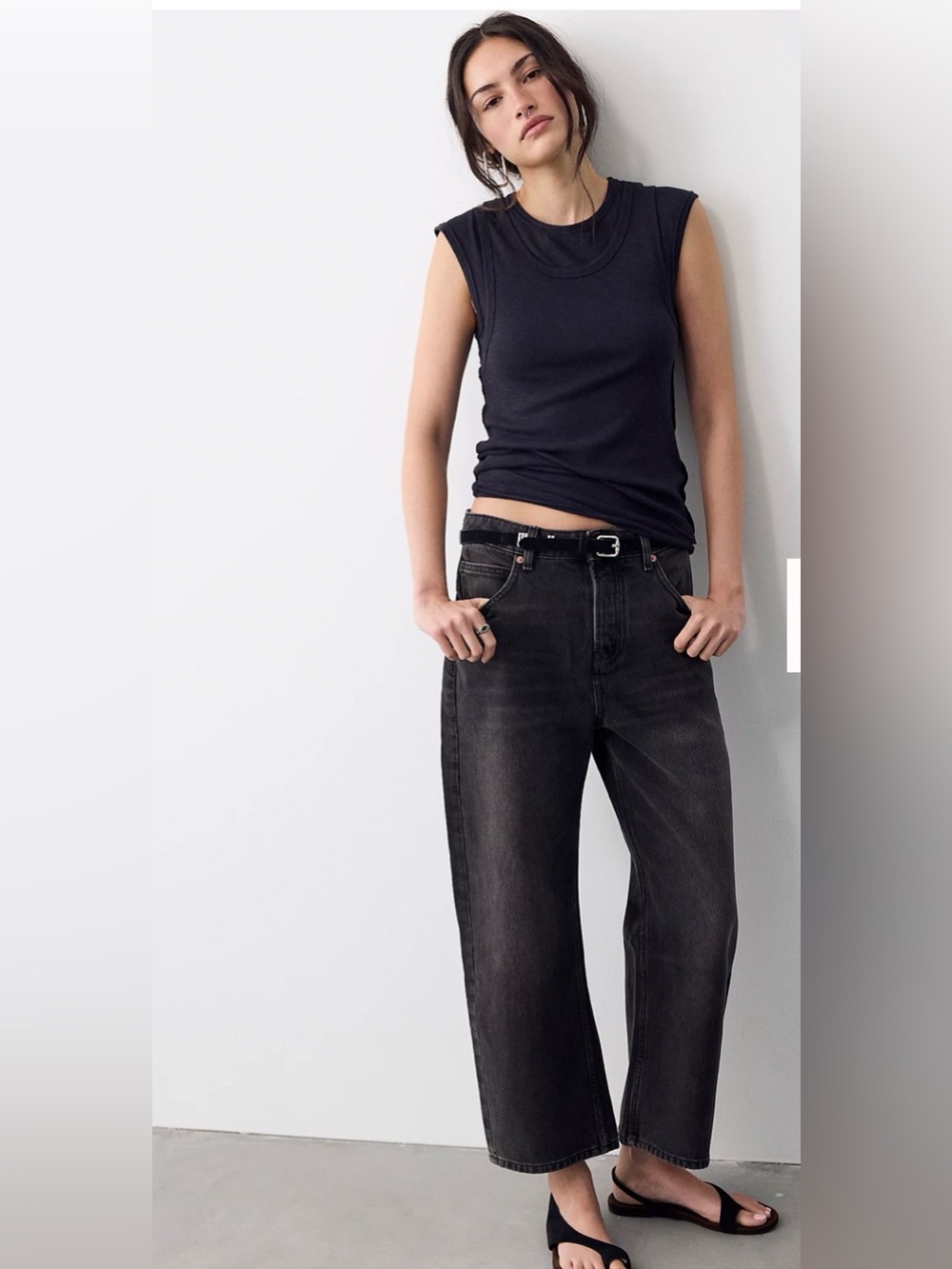 We The Free Women's Black Boyfriend Jeans